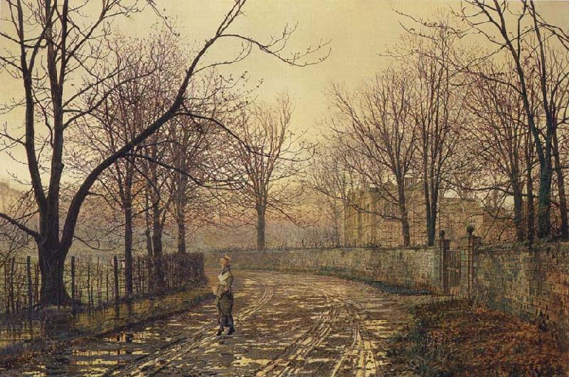 Atkinson Grimshaw Sixty Years Ago China oil painting art